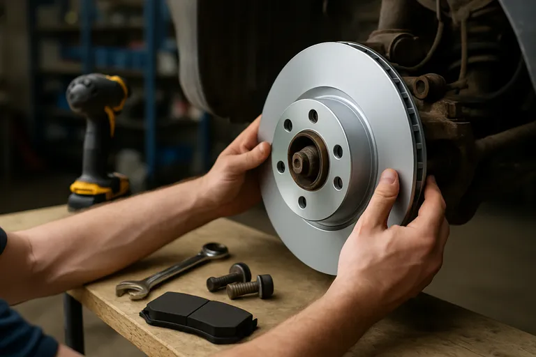 Installation von Ersatzteilen